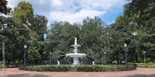 Tableau sur toile Forsyth Park Fountain