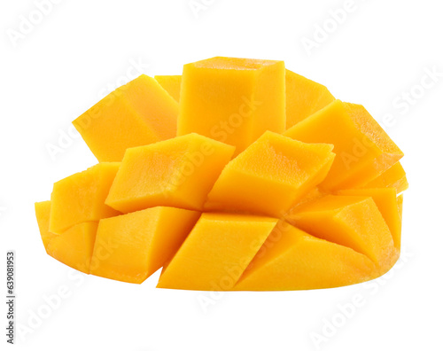mango slice isolated transparent png