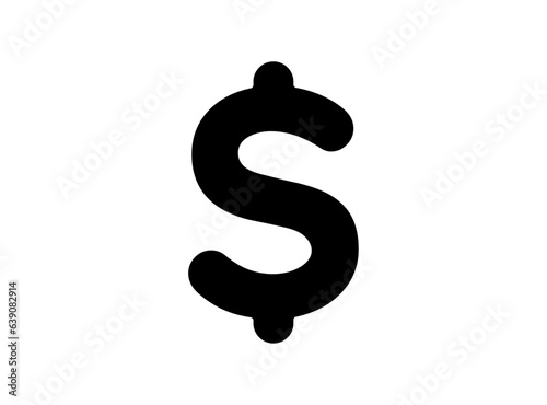 ドルマークのアイコン 通貨 ベクターイラスト