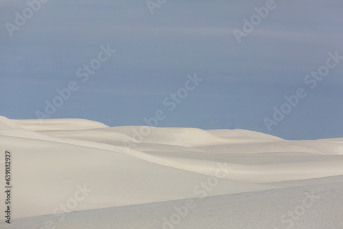 White sand dunes