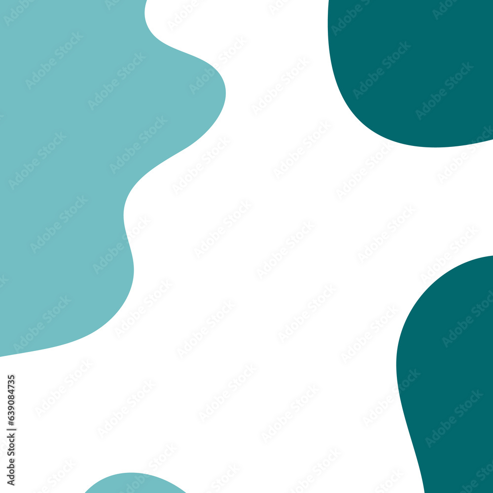 Colorful Abstract Blob Shapes Frame Colorful Abstract Blob Shapes Frame