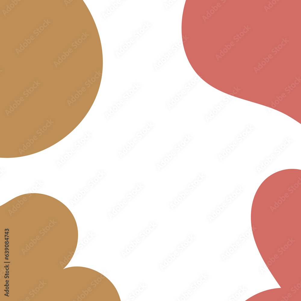 Colorful Abstract Blob Shapes Frame Colorful Abstract Blob Shapes Frame