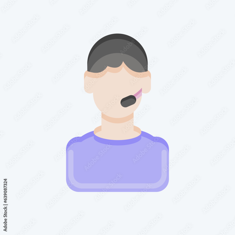 Icon Support. related to Volunteering symbol. flat style. Help and support. friendship Icon Support. related to Volunteering symbol. flat style. Help and support. friendship