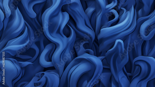 abstract blue color background with waves and lines