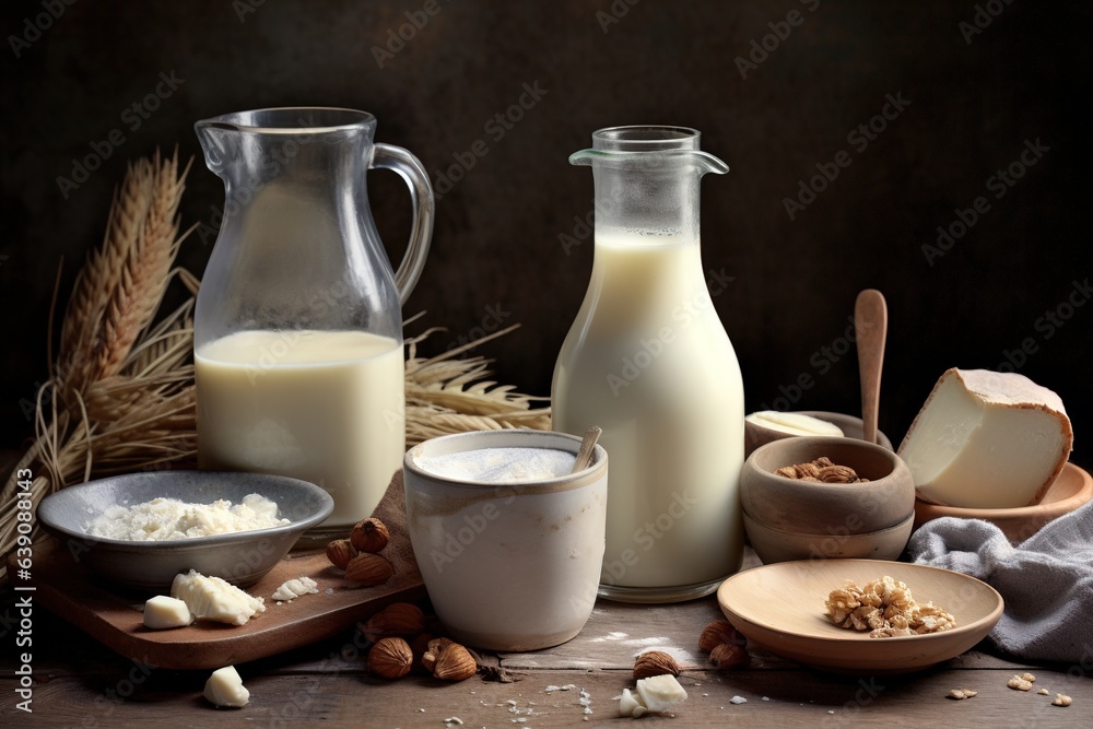 Realistic White Milk into glass with splash isolated on background Realistic White Milk into glass with splash isolated on background