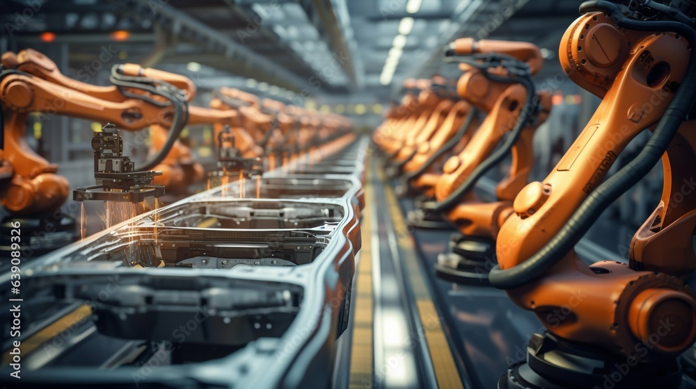 Innovative Robotics Streamlining Future Factory Production. Generative ai