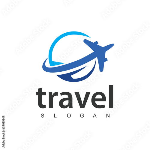 Travel agency business logo. holiday and vacation logo design