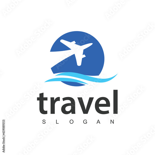 Travel agency business logo. holiday and vacation logo design