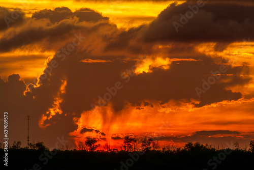 fire in the sky
