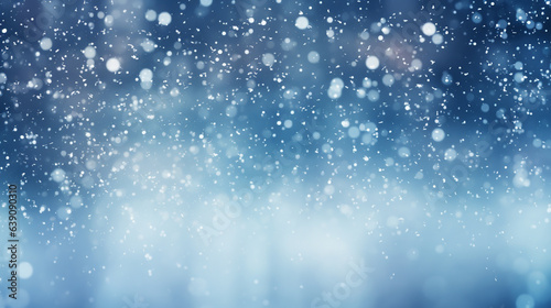 blur snow background. festive winter holiday and Christmas and new year backdrop for design element