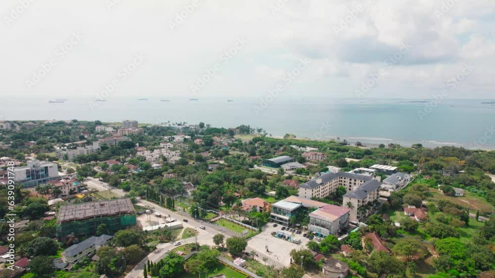 Cityscape of Masaki, an administrative ward in Kinondoni District of the Dar es Salaam Region in Tanzania. Cityscape of Masaki, an administrative ward in Kinondoni District of the Dar es Salaam Region in Tanzania.