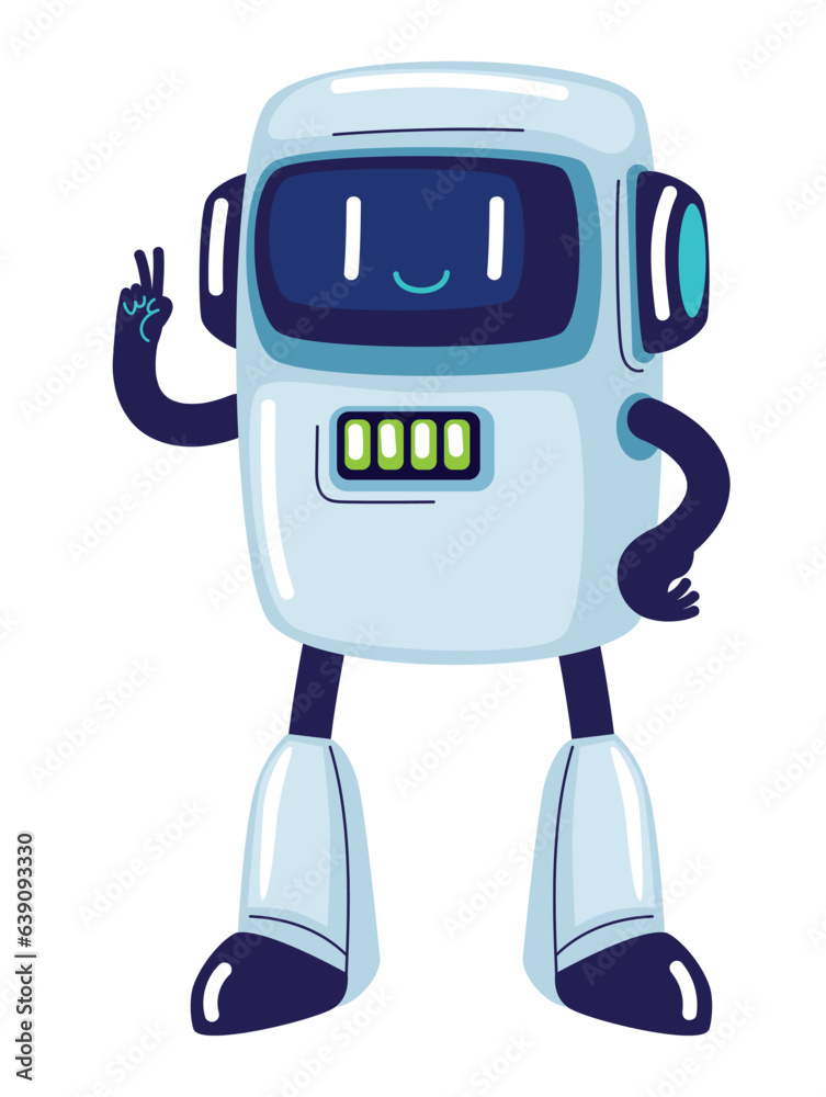 robot ai technology character icon robot ai technology character icon