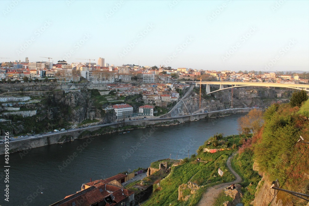 Beautiful View of Douro River, Porto, Portugal