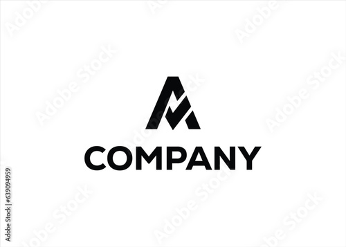 letter A logo design 