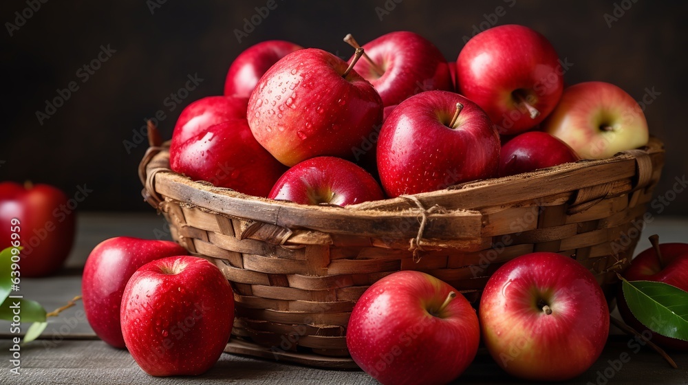 apples in a basket