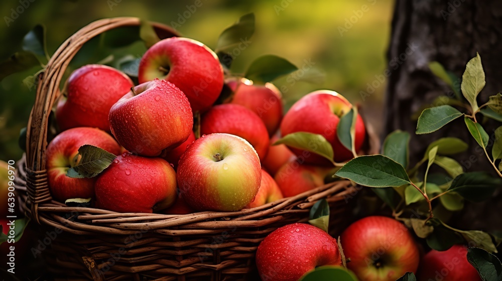 apples in a basket apples in a basket