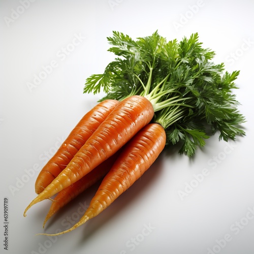 Carrots isolated