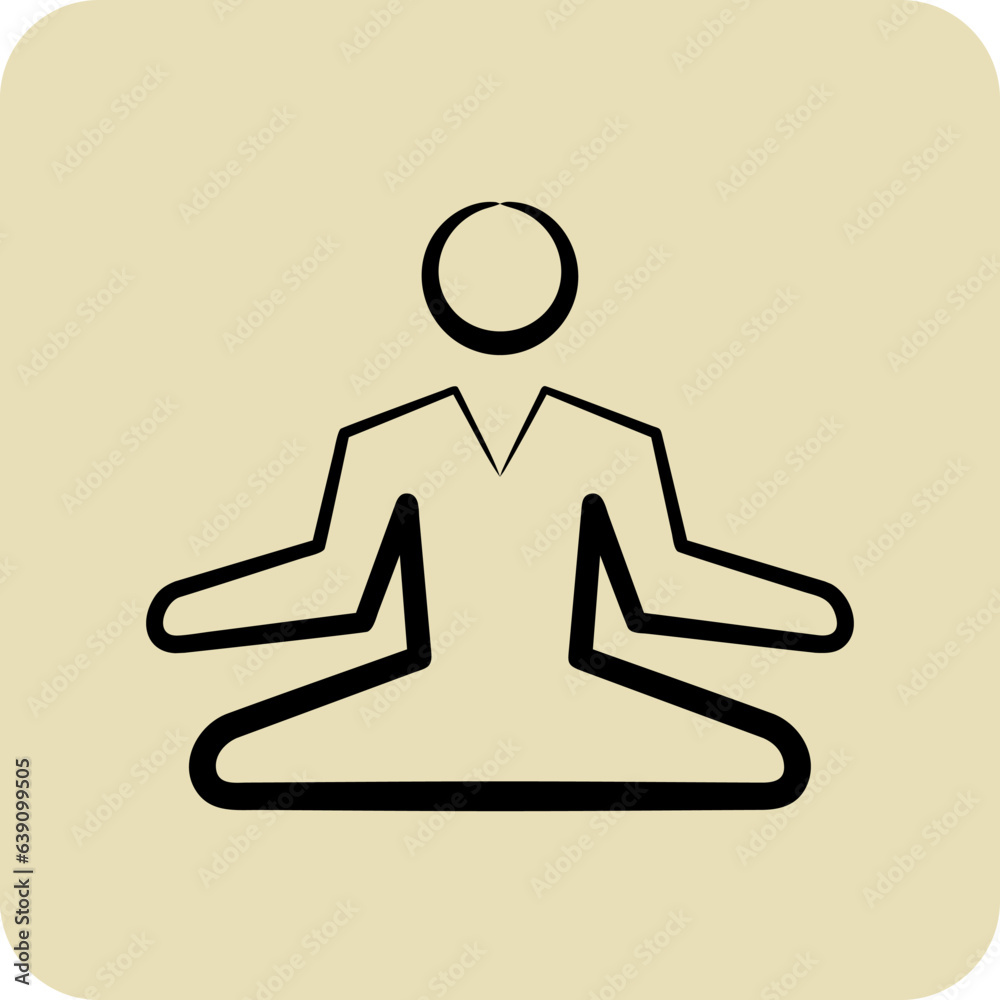 Icon Stress Relief. related to Psychological symbol. glyph style. simple illustration. emotions, empathy, assistance Icon Stress Relief. related to Psychological symbol. glyph style. simple illustration. emotions, empathy, assistance