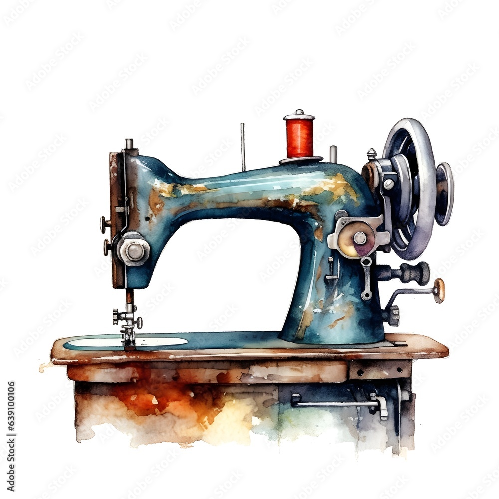 old sewing machine