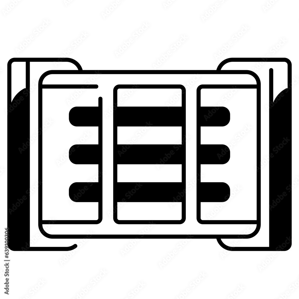 Electric Heater Icon Electric Heater Icon