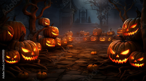 Enchanted Pumpkin Gala: Glowing Jack-o'-Lantern Gathering