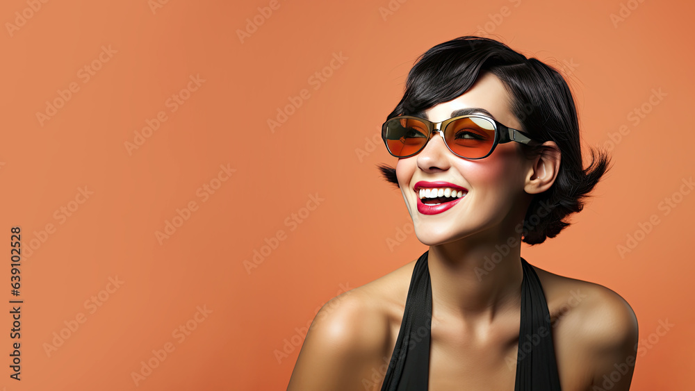 A woman bright smile wearing an activewear, sport, travel and recreation A woman bright smile wearing an activewear, sport, travel and recreation