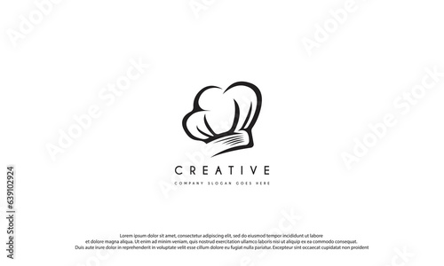 Chef Hat Kitchen Restaurant Bakery Pizza logo design inspiration