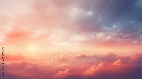 Sunrise background with colorful morning sky.  © areeya_ann