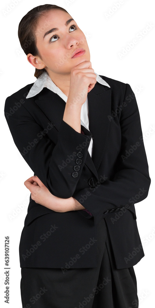 Digital png photo of caucasian businesswoman on transparent background Digital png photo of caucasian businesswoman on transparent background
