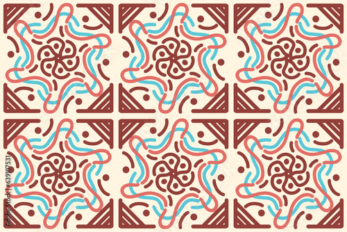 Wallpaper Mural batik motif design, can be used for background or fabric design Torontodigital.ca