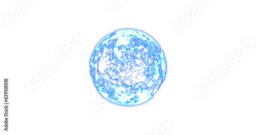 Digital png illustration of globe symbol on transparent background