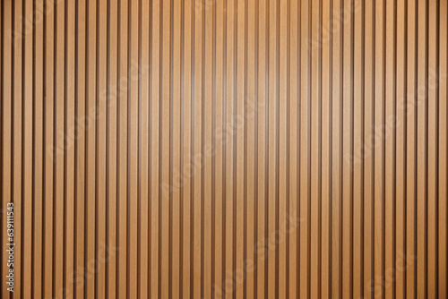 Fototapeta Naklejka Na Ścianę i Meble -  wooden striped vertical wall background and texture. timber interior pattern wall.