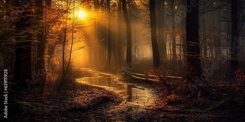 Forest in the mystic morning © Svitlana