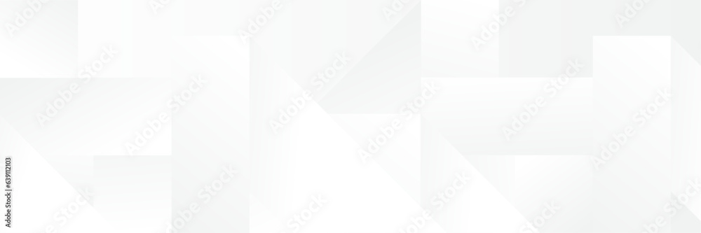 Abstract white Geometric banner design background. Abstract white Geometric banner design background.