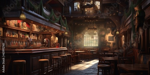 The interior of Irish Pub.