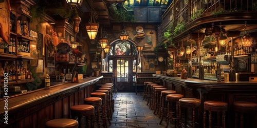 The interior of Irish Pub. © Svitlana