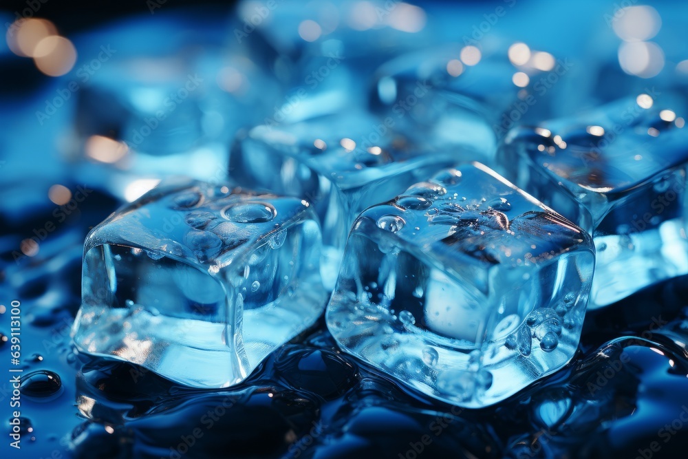 Blue ice cubes
Blue ice cubes