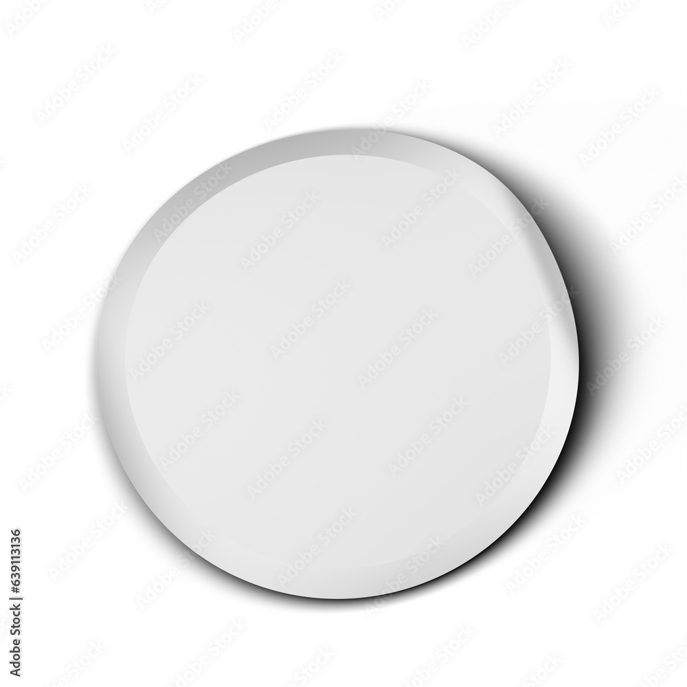 Folded Circle Paper Frame for Sticker Mockup Folded Circle Paper Frame for Sticker Mockup