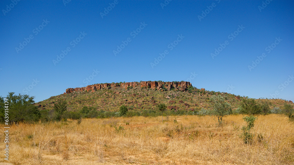 Rugged red rocks in Australian outback, Northern Territory, Australia