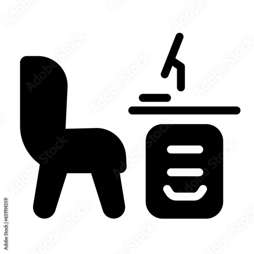 workplace Solid icon