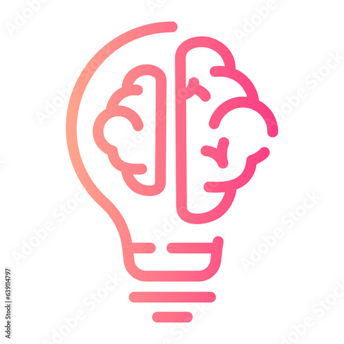 idea Line Gradient Icon