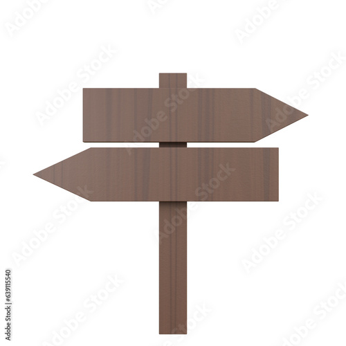 Brown Wooden Signboard