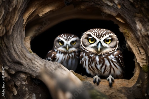 eagle owl portrait © Stone Shoaib