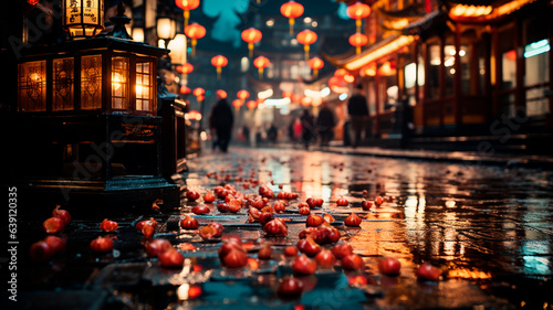 chinese lantern in the city © ARAMYAN