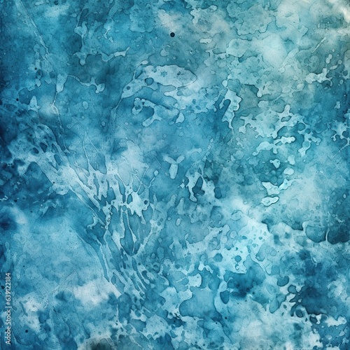Watercolor Textured Blue Background Artistic and Creative Design