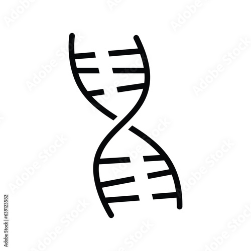 Biology gene genetics vector icon