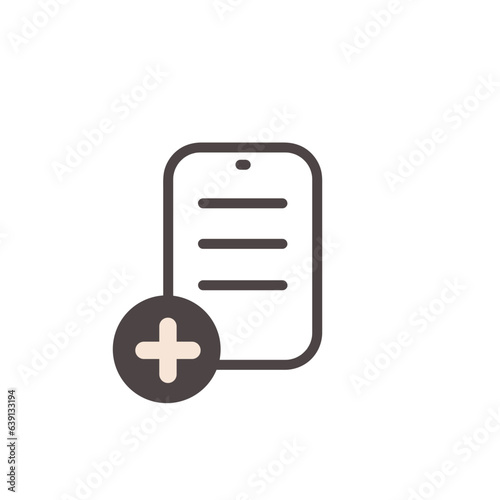 Medical record icon