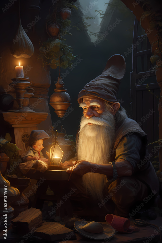 dwarf with a lantern dwarf with a lantern