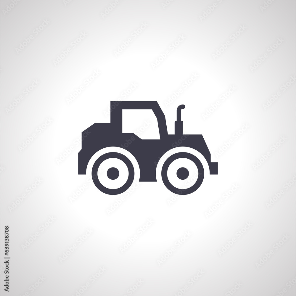 Tractor isolated icon. Tractor isolated icon. Tractor isolated icon. Tractor isolated icon.