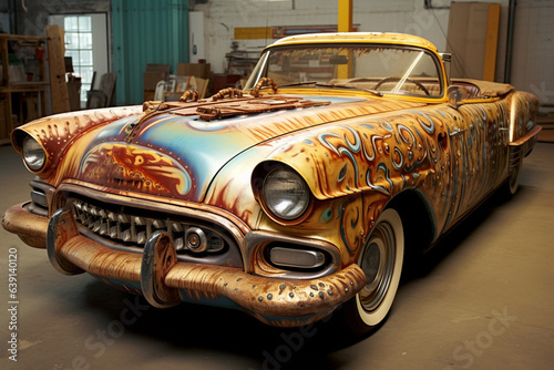 for coupe 1940 4k wallpaper Generative AI